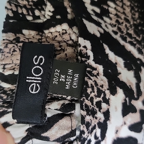 Ellos Indie Sleeze Relaxed Mobwife Wide Leg Snakeskin Print Pant 30/32 - Picture 5 of 10